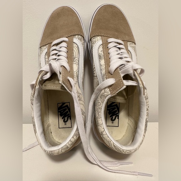 Vans beige flower print shoes - Picture 4 of 5